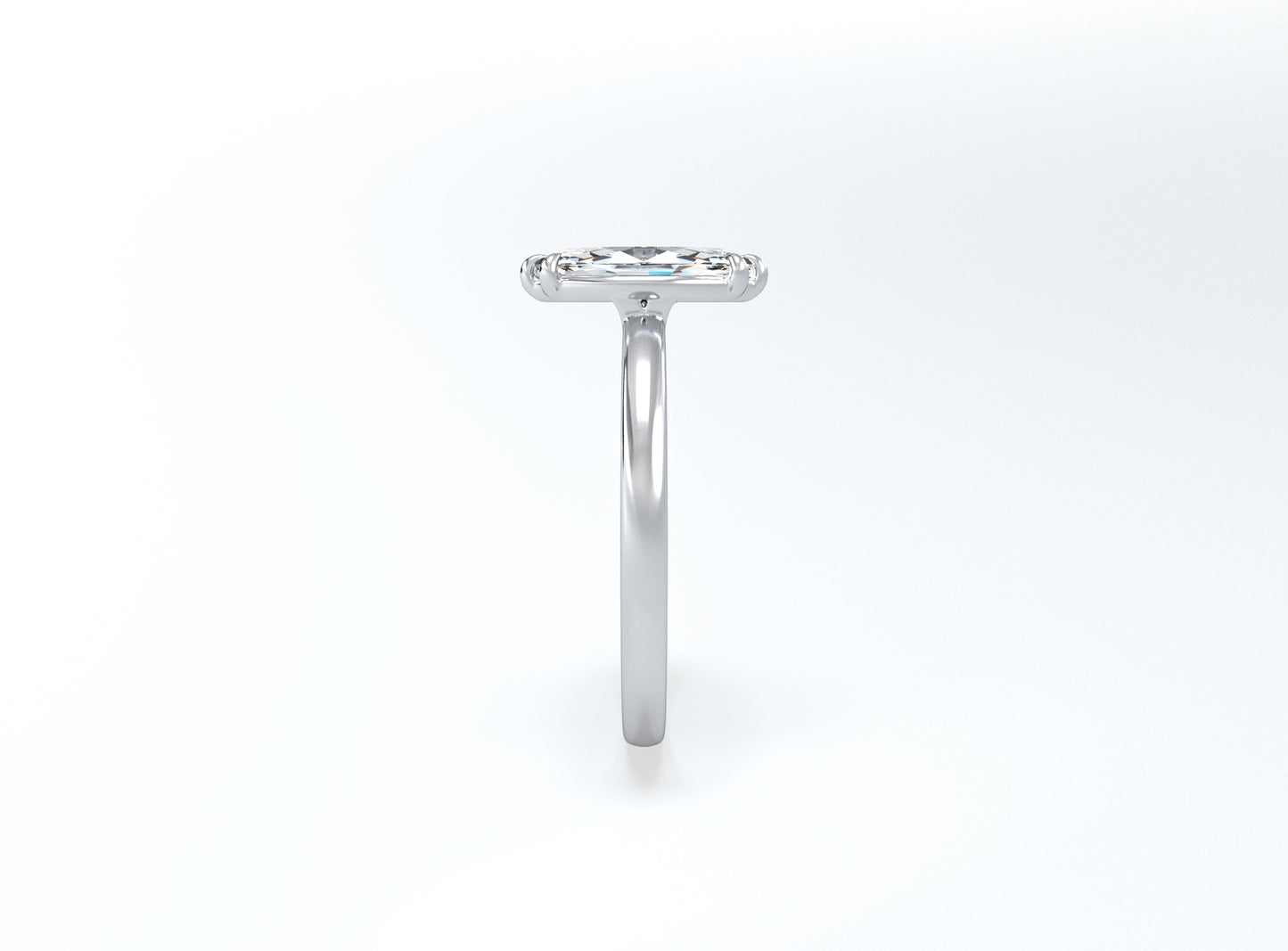 Marquise Solitaire Ring - Platinum - Bodega