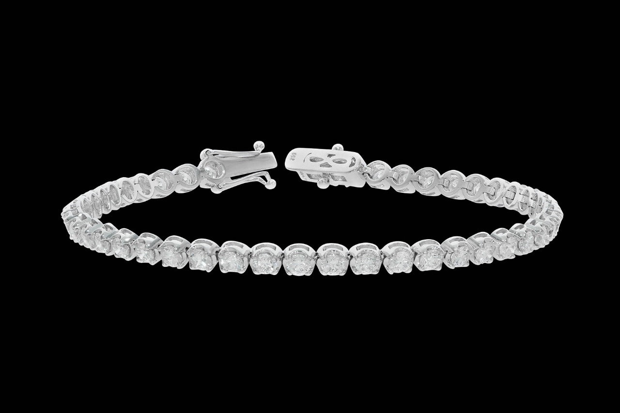 Miracle Set Platinum Tennis Bracelet - Bodega