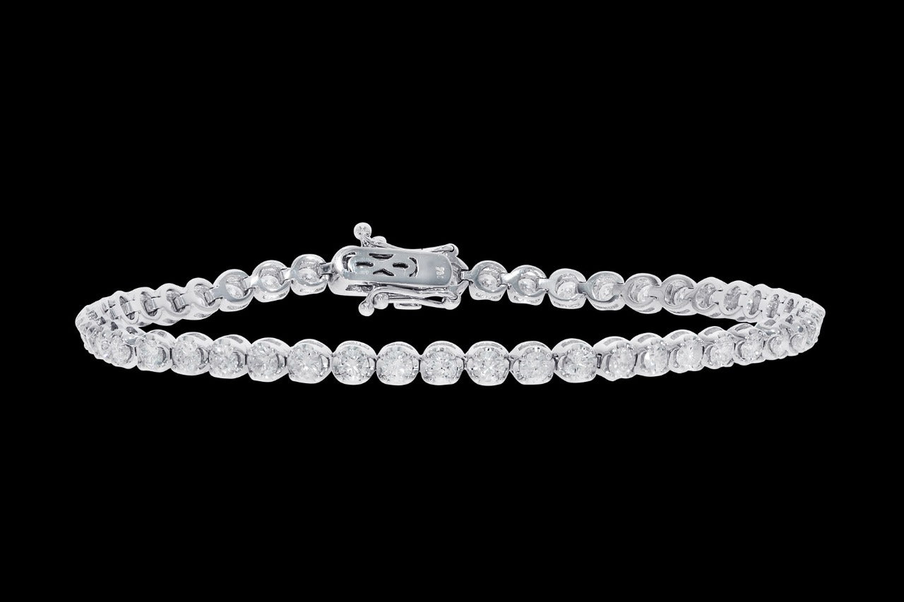 Miracle Set Platinum Tennis Bracelet - Bodega