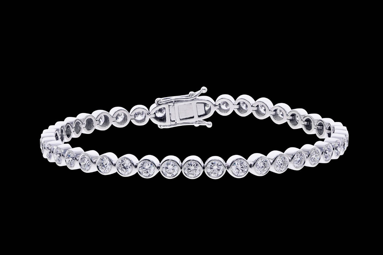 Miracle Set Platinum Tennis Bracelet - Bodega