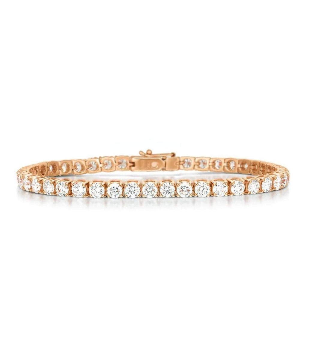 Rose Gold Diamond Tennis Bracelet - Bodega