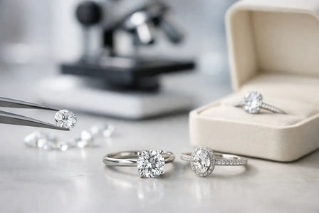 Certified Lab Grown Diamond Engagement Rings