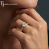 What is the Difference Between Pave and Halo Engagement Rings