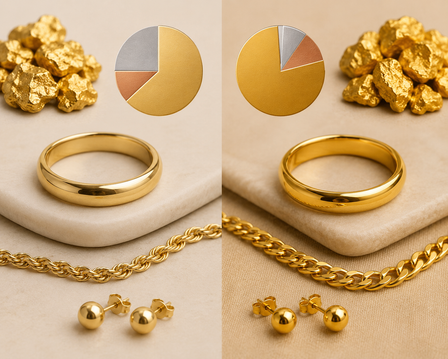 What Is the Difference Between 14ct and 18ct Gold