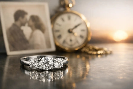 Three Stone Ring Meaning: Love Across Time