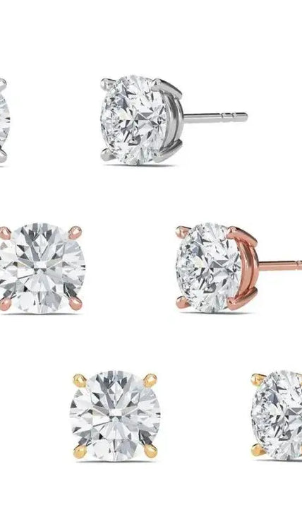 Diamond Stud Earrings