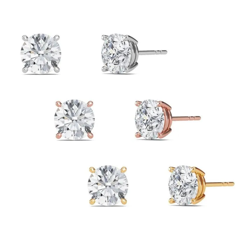 Diamond Stud Earrings