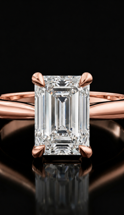 NEW Emerald Diamond Engagement Rings