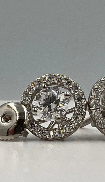 Lab Diamond Stud Earrings