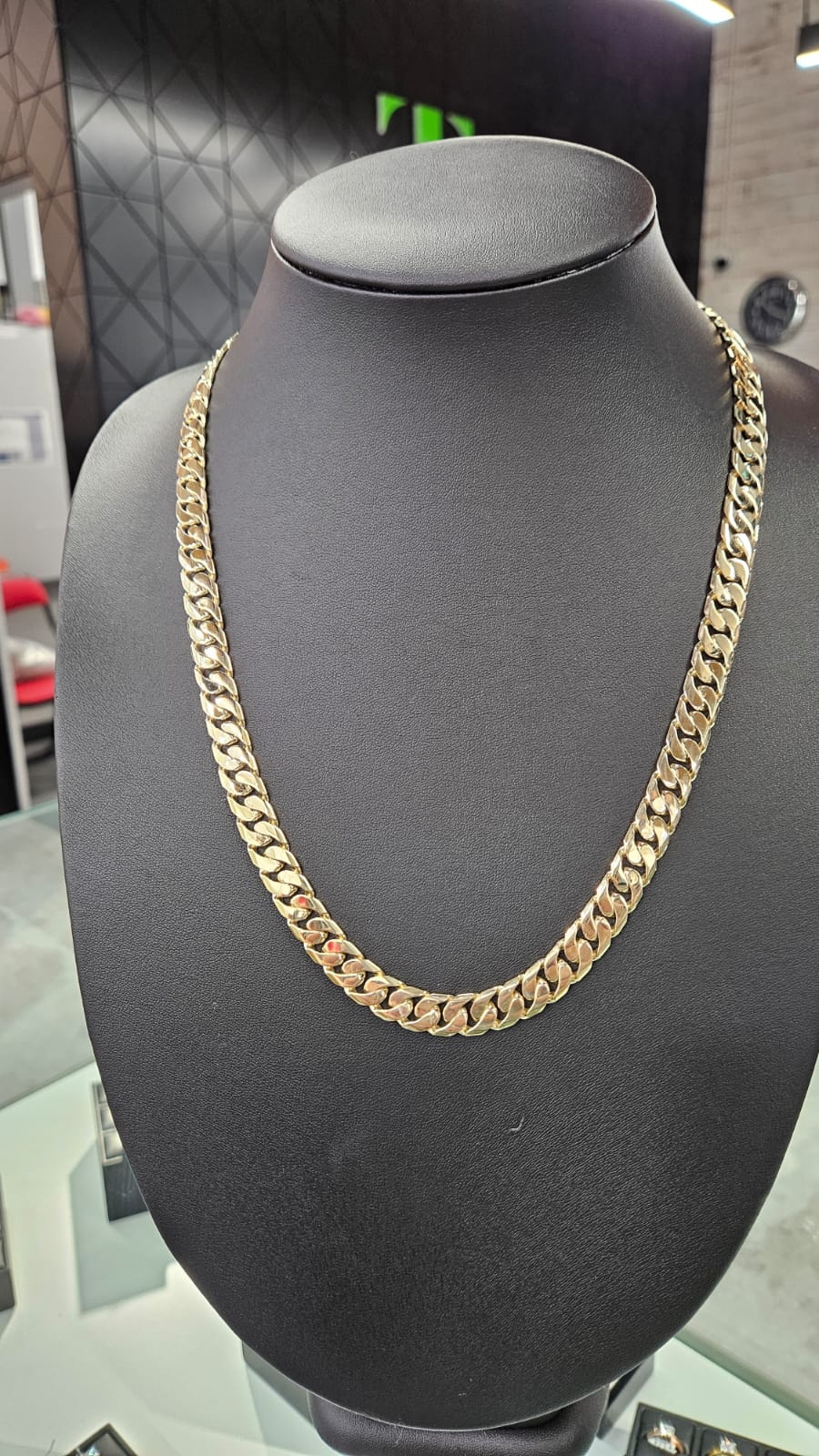 100g Cuban Link 10kt Gold Chain NZD15000