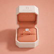 4 Claw Round Brilliant Solitaire Ring - Rose Gold
