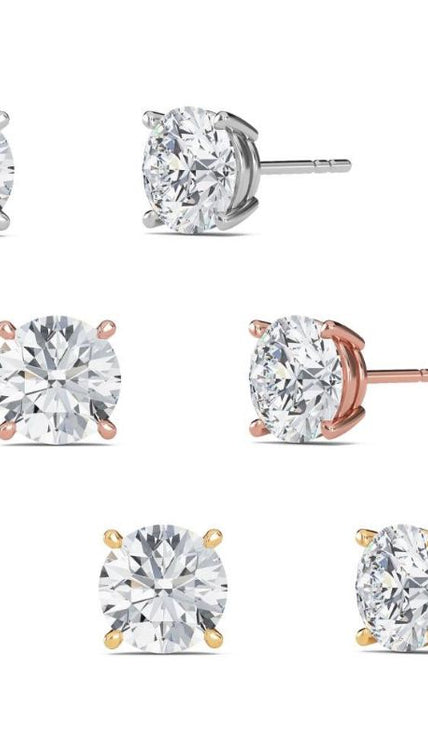 Diamond earrings Studs