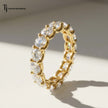 Lab-Grown Diamond Full Eternity Ring – 18kt Yellow Gold