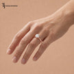 4 Claw Round Brilliant Solitaire Ring - Rose Gold