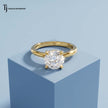 4 Claw Round Brilliant Solitaire Ring - Yellow Gold