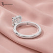4 Claw Round Brilliant Solitaire Ring - Platinum
