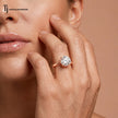 4 Claw Round Brilliant Solitaire Ring - Rose Gold