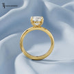 4 Claw Round Brilliant Solitaire Ring - Yellow Gold