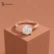 4 Claw Round Brilliant Solitaire Ring - Rose Gold