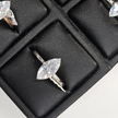Marquise Solitaire Ring - Platinum