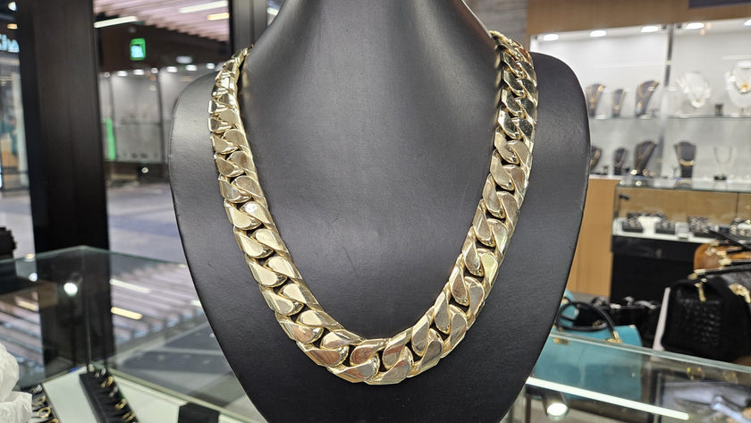 Custom Gold Chain Cuban Link 300g NZD45000