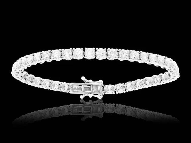 Pulsera de tenis de platino
