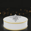 360-degree rotating view of a 1.5 carat round brilliant cut diamond solitaire engagement ring in an 18kt white gold 6 claw setting by TJ Diamond