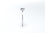 Cushion Cut Solitaire Ring - Platinum - Bodega