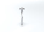 Bezel Set Round Brilliant Diamond Ring - Platinum - Bodega