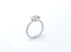 Radiant Cut Bezel Ring - Platinum - Bodega