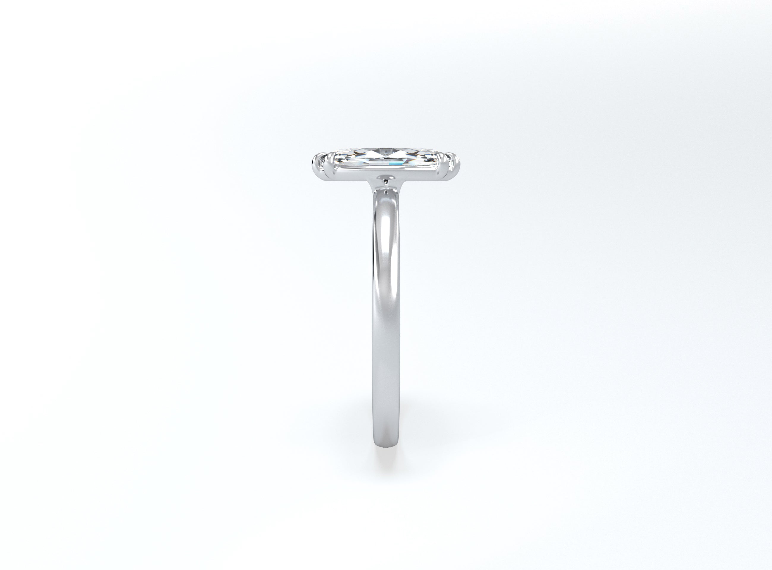 Marquise Solitaire Ring - Platinum - Bodega