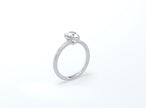 Pear Solitaire Ring - Platinum - Bodega