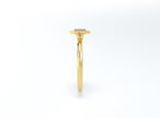 #2 Bezel Set Emerald Cut Diamond Ring - Yellow Gold - Bodega