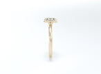 Oval Solitaire Ring - Yellow Gold - Bodega