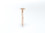 #2 Bezel Set Emerald Cut Diamond Ring - Rose Gold - Bodega