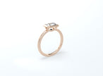 Radiant Cut Bezel Ring - Rose Gold - Bodega