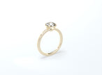 4 Prong Round Brilliant Solitaire Ring - Yellow Gold - Bodega
