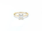 Radiant Cut Solitaire Ring - Rose Gold - Bodega