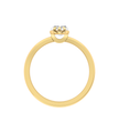 Marquise Cut Solitaire Ring in flush setting - Yellow Gold - Bodega