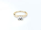 4 Prong Round Brilliant Solitaire Ring - Yellow Gold - Bodega