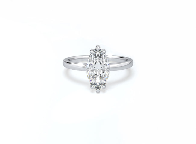 Marquise Solitaire Ring - Platinum - Bodega