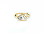 Pear Bezel Ring - Yellow Gold - Bodega