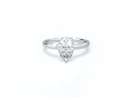 Pear Solitaire Ring - Platinum - Bodega