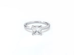 Cushion Cut Solitaire Ring - Platinum - Bodega