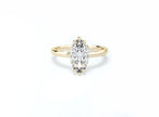 Marquise Solitaire Ring - Yellow Gold - Bodega