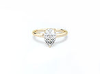 Pear Solitaire Ring - Yellow Gold - Bodega
