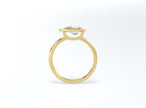 Pear Bezel Ring - Yellow Gold - Bodega
