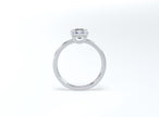 Cushion Cut Solitaire Ring - Platinum - Bodega