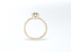 Cushion Cut Solitaire Ring - Yellow Gold - Bodega