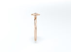 Pear Bezel Ring - Rose Gold - Bodega